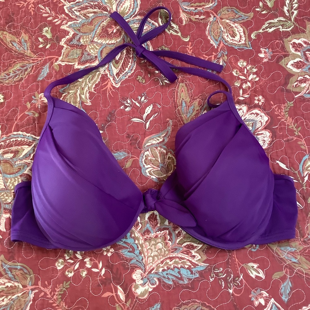 EUC-Victoria’s Secret VA VA VOOM ‘Bombshell’ Padded Underwire Push Up Bikini Top